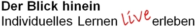 Der BIick heinein - Logo